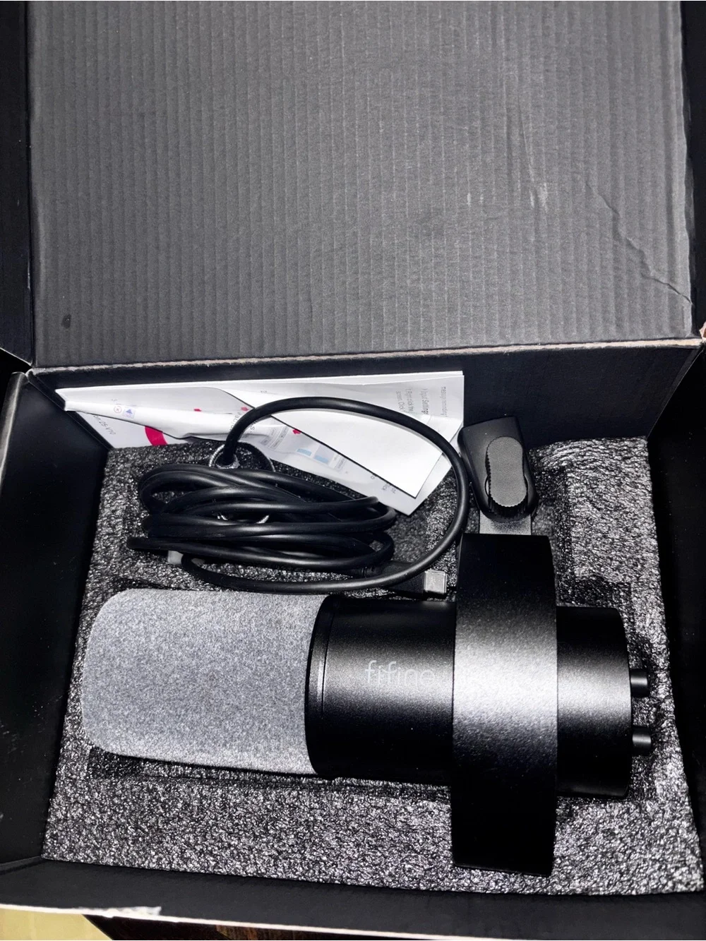 Black & Silver USB Condenser Microphone - K688